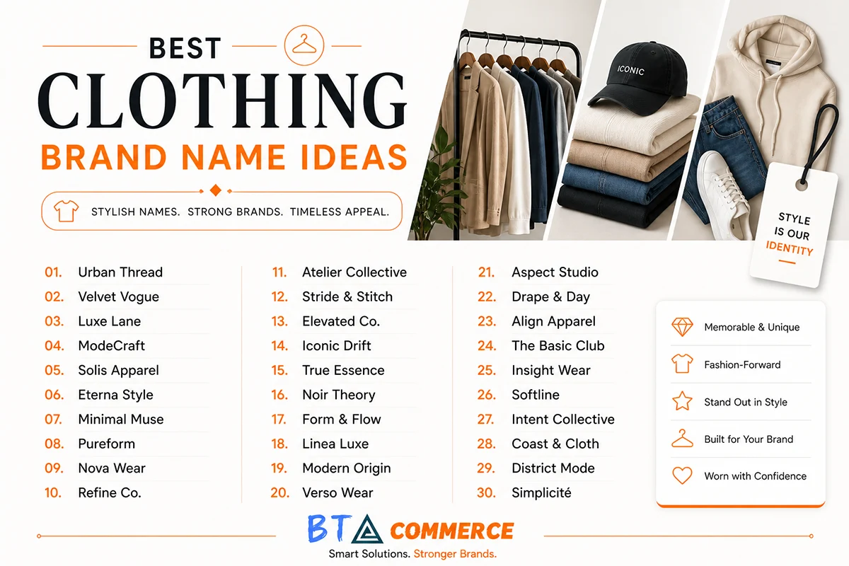 best clothing brand names