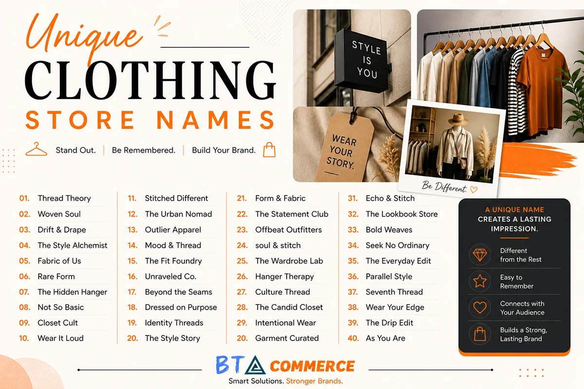 unique fashion shop names