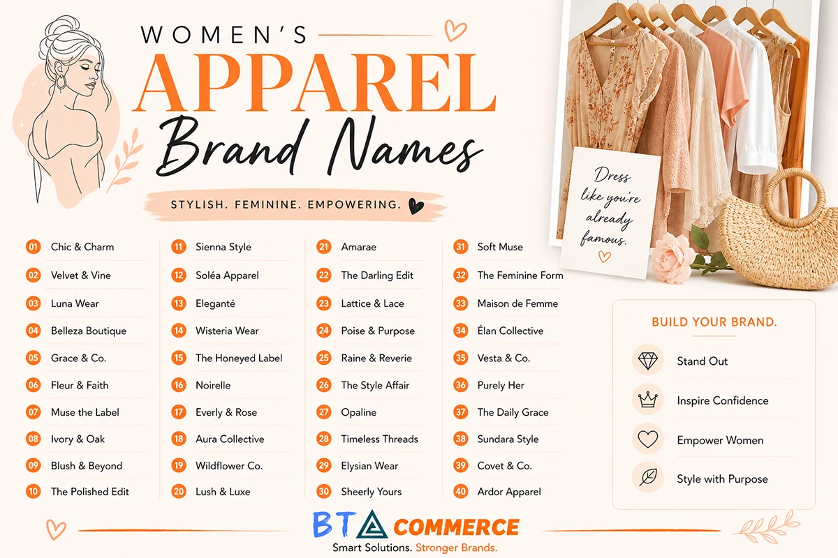 women clothing brand names