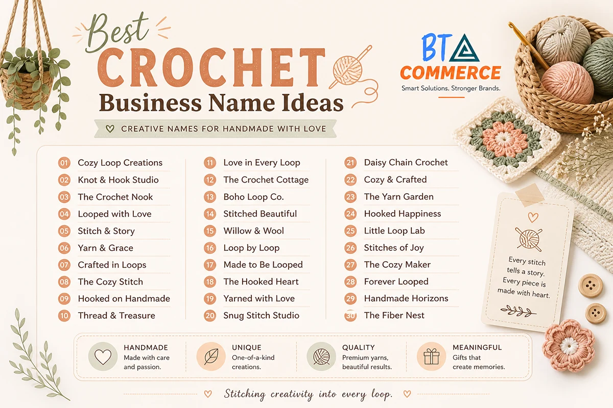 Best Crochet Business Name Ideas