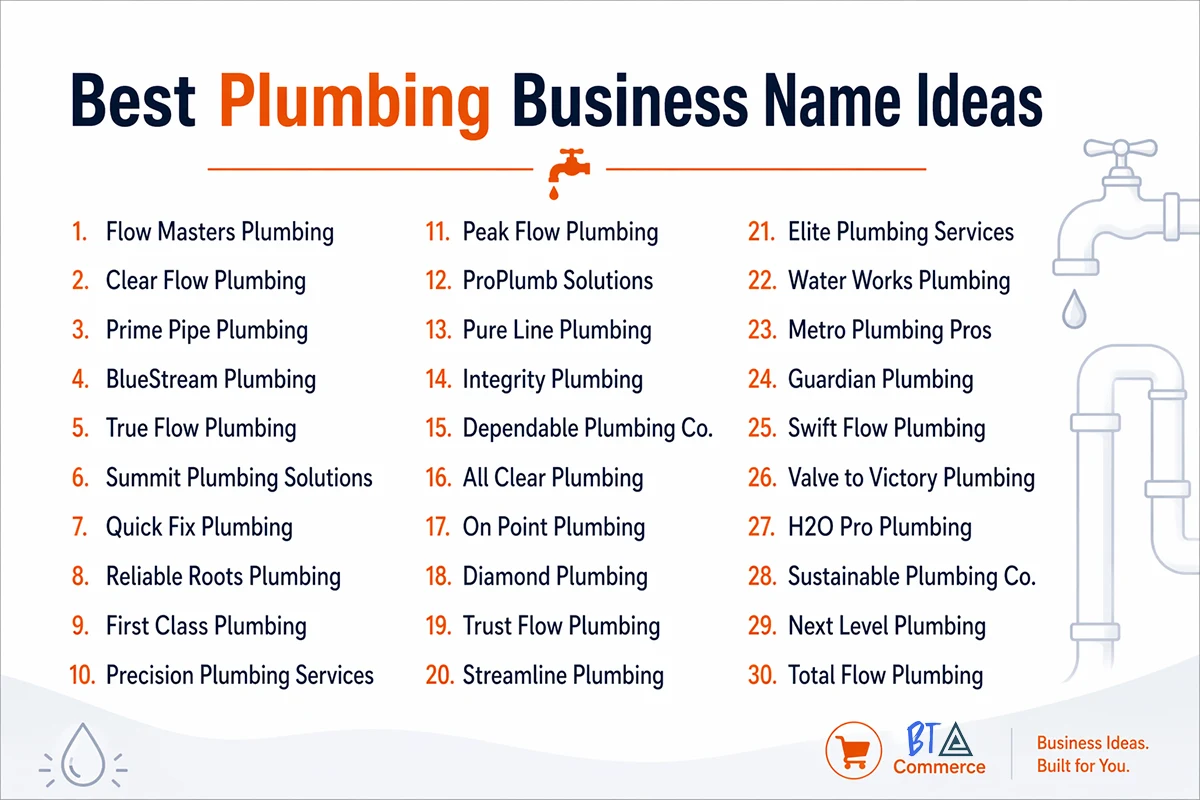 Best Plumbing Business Name Ideas