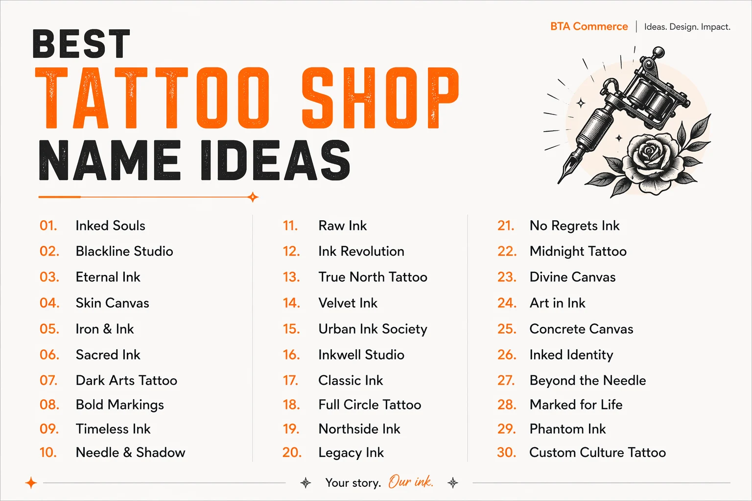 Best Tattoo Shop Name Ideas