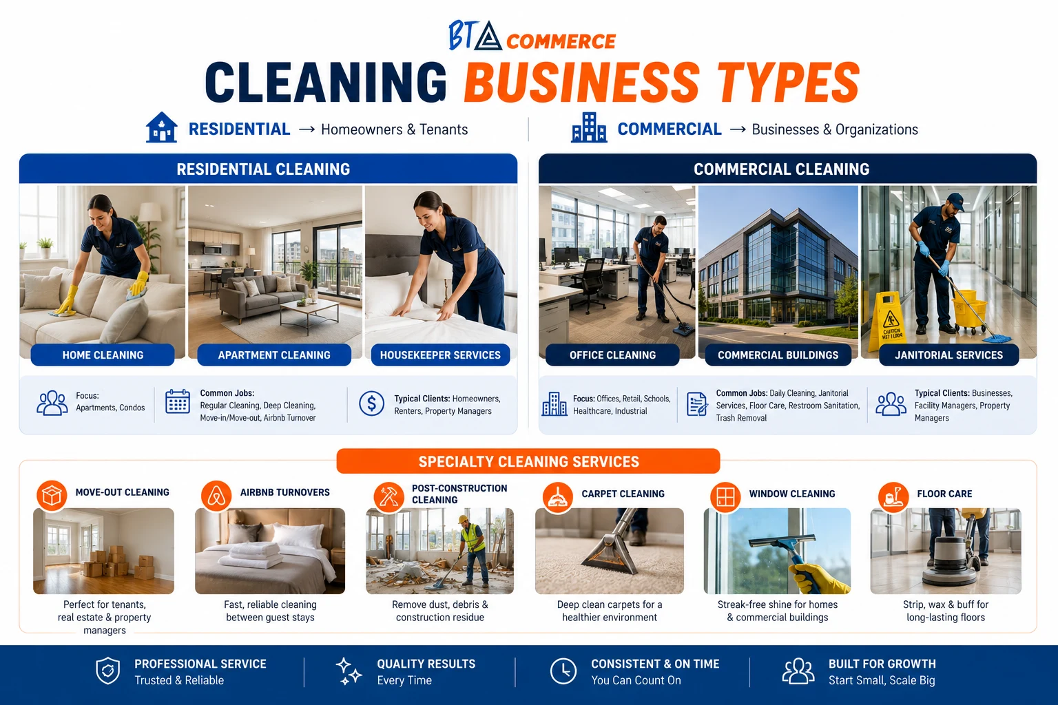 Choose Your Cleaning Business Niche