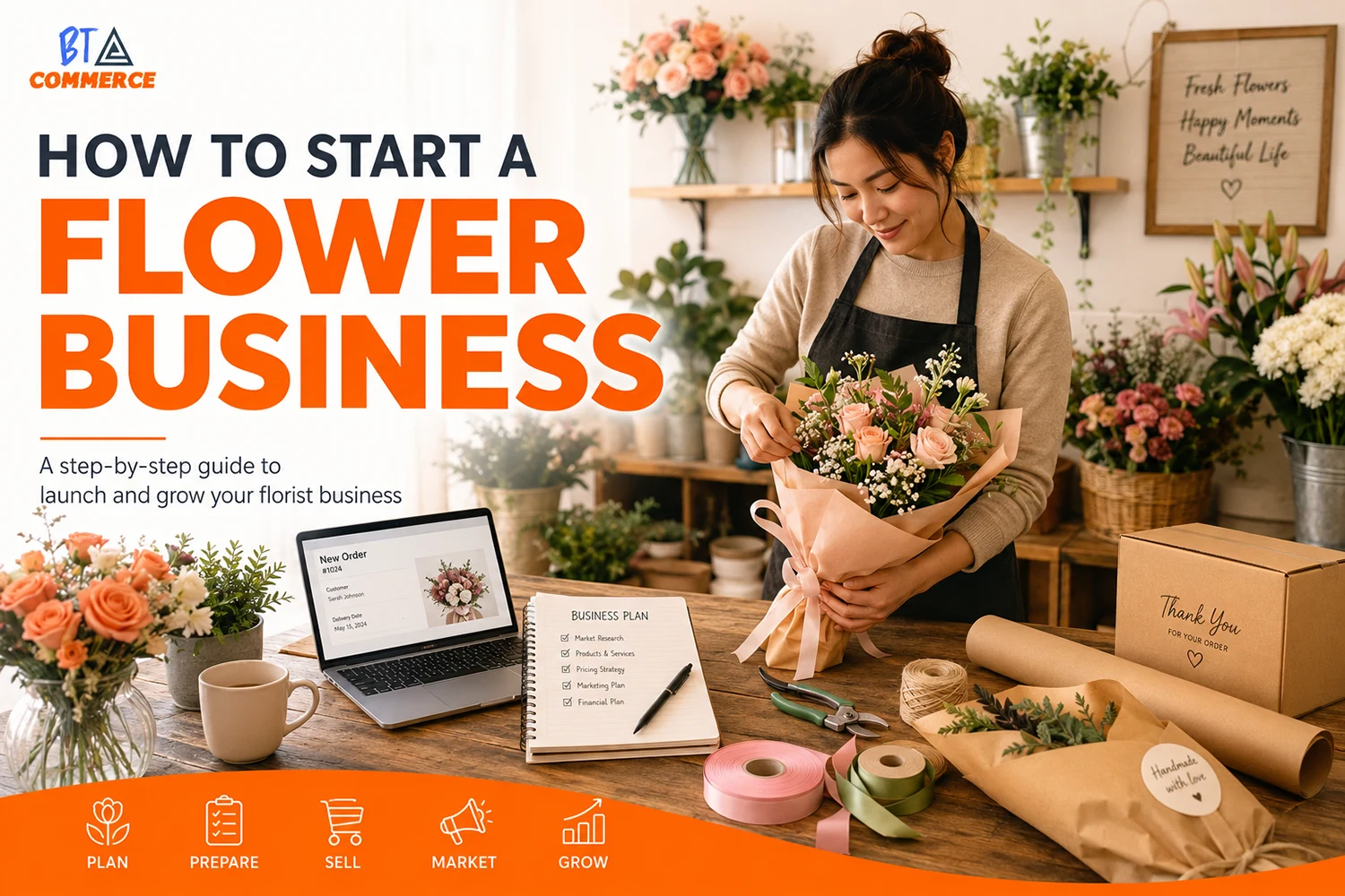 How to Start a Flower Business: A Step-by-Step Guide