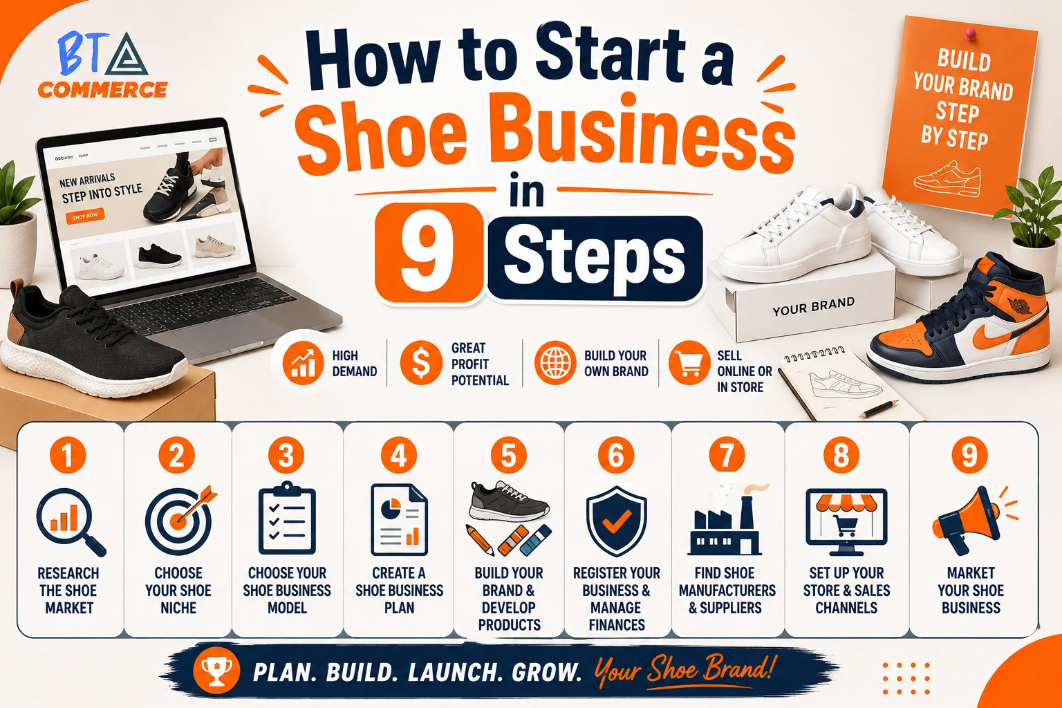 How to Start a Shoe Business in 9 Steps