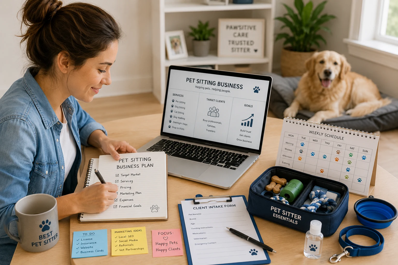 Create a Pet Sitting Business Plan