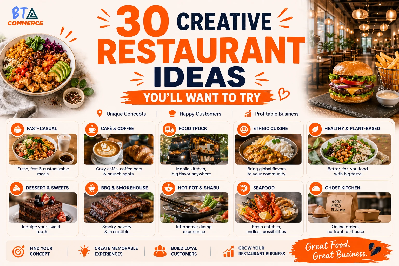 30 Creative Restaurant Business Ideas for Beginners