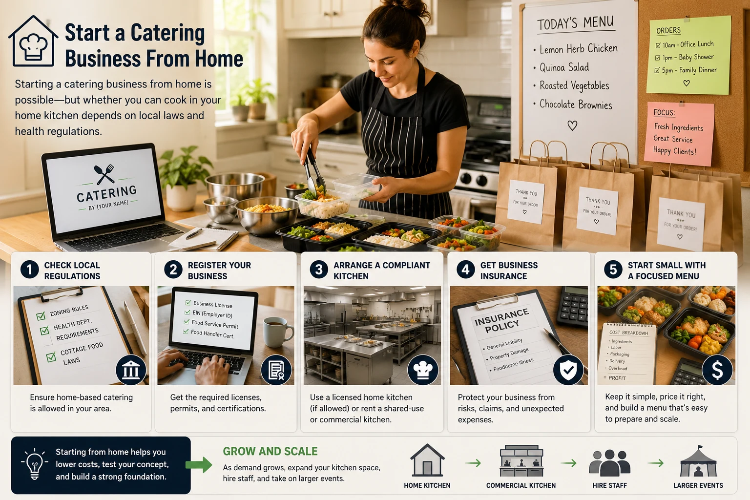 Can You Start a Catering Business From Home?