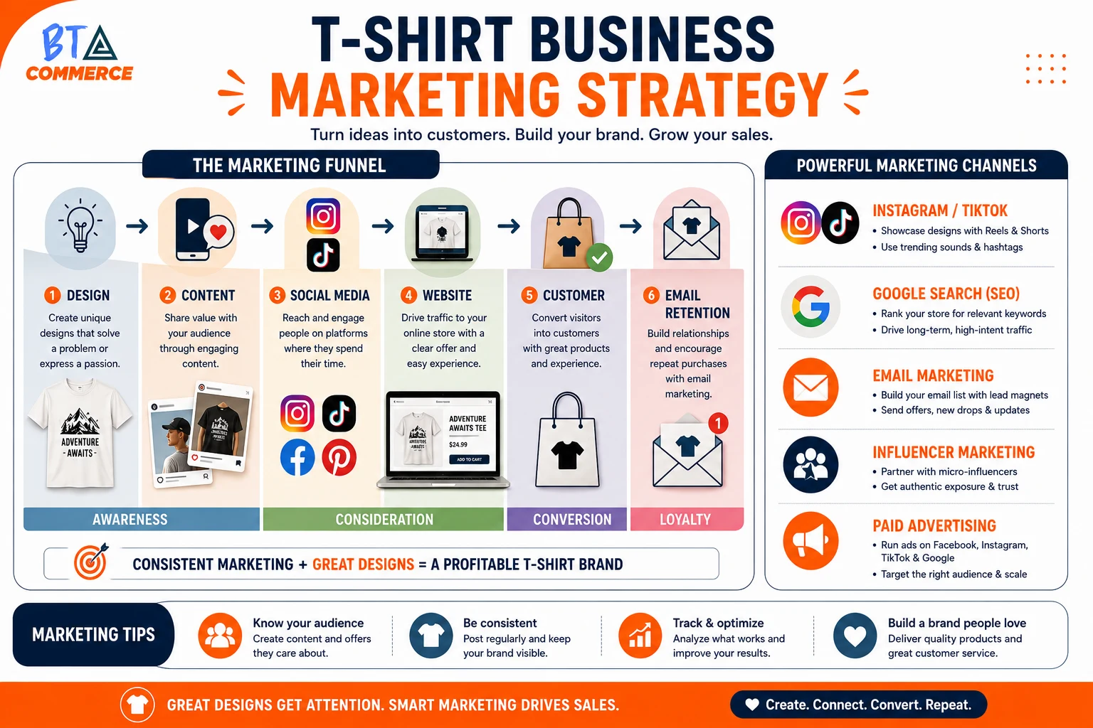 T-shirt business marketing strategy